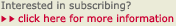 Interested in Subscribing? Click here
